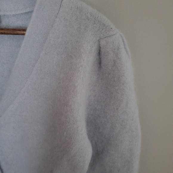 & Other Stories | Powder Blue Button Up Cardigian - Picture 5 of 9